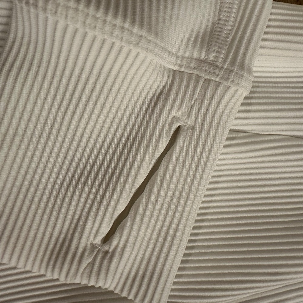 ATHLETA Ribbed White Jacket - Picture 8 of 8